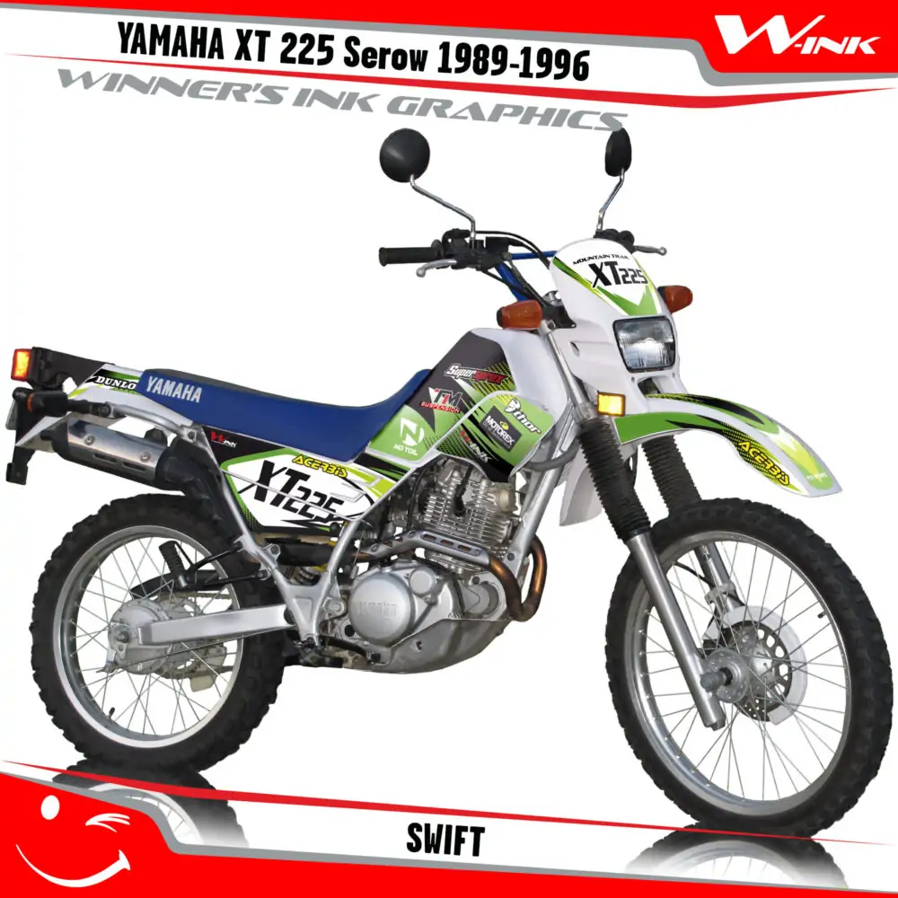 Yamaha-XT-225-Serow-1989--1990-1991-1992-1993-1994-1995-1996-graphics-kit-and-decals-Swift
