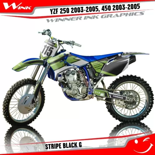 Yamaha-YZF-250-450-2003-2004-2005-graphics-kit-and-decals-Stripe-Black-G
