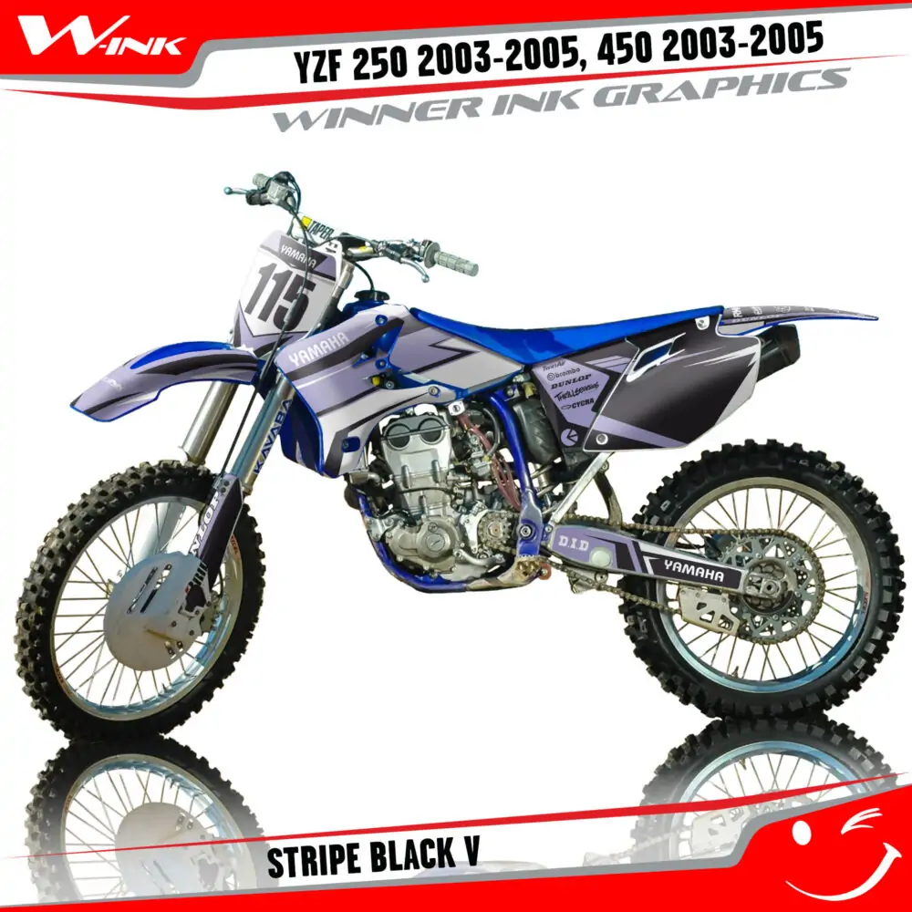 Yamaha-YZF-250-450-2003-2004-2005-graphics-kit-and-decals-Stripe-Black-V
