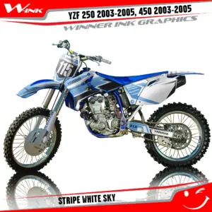 Yamaha-YZF-250-450-2003-2004-2005-graphics-kit-and-decals-Stripe-White-Sky
