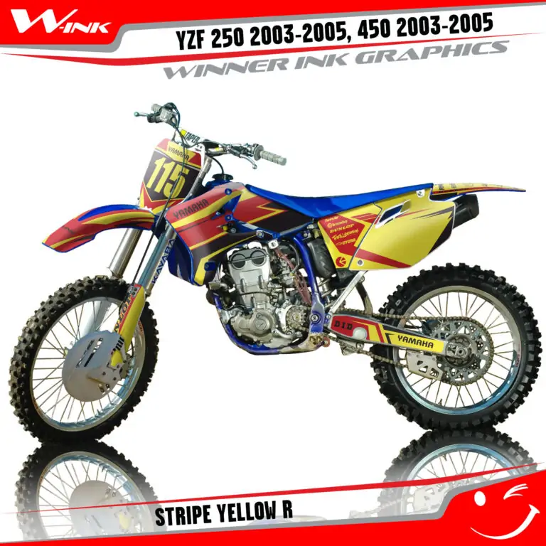Yamaha-YZF-250-450-2003-2004-2005-graphics-kit-and-decals-Stripe-Yellow-R