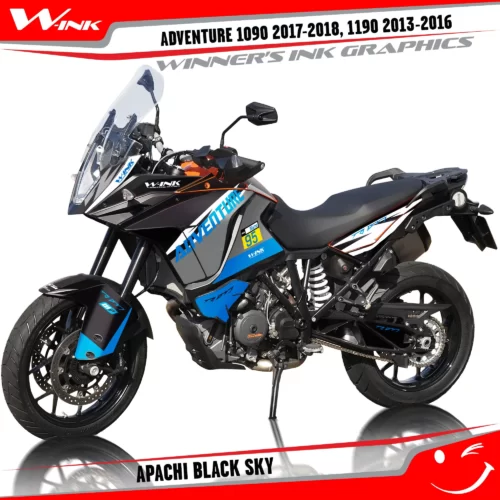KTM-Adventure-1090-2017-2018-2019-1190-2013-2014-2015-2016-graphics-kit-and-decals-with-designs-Apachi-Black-Sky
