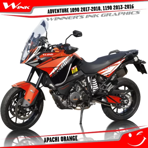 KTM-Adventure-1090-2017-2018-2019-1190-2013-2014-2015-2016-graphics-kit-and-decals-with-designs-Apachi-Orange