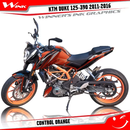 KTM-DUKE-125-200-250-390-2011-2012-2013-2014-2015-2016-graphics-kit-and-decals-Control-Orange