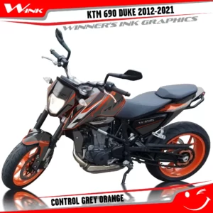 KTM-Duke-690-2012-2013-2014-2015-2016-2017-2018-2019-2020-graphics-kit-and-decals-Control-Grey-Orange