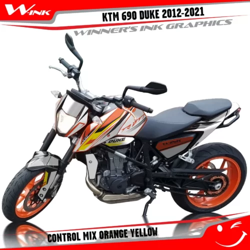 KTM-Duke-690-2012-2013-2014-2015-2016-2017-2018-2019-2020-graphics-kit-and-decals-Control-Mix-Orange-Yellow