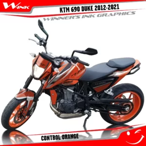 KTM-Duke-690-2012-2013-2014-2015-2016-2017-2018-2019-2020-graphics-kit-and-decals-Control-Orange