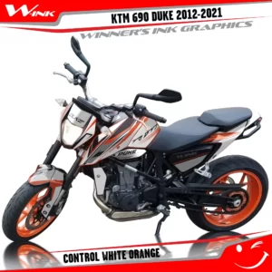 KTM-Duke-690-2012-2013-2014-2015-2016-2017-2018-2019-2020-graphics-kit-and-decals-Control-White-Orange