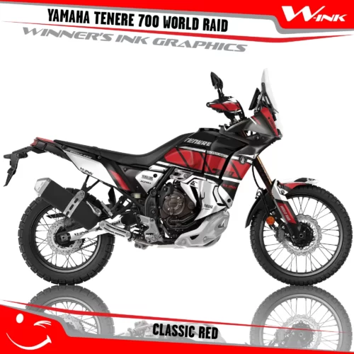 Yamaha-Tenere-700-2022-2023-2024-2025-World-Raid-graphics-kit-and-decals-with-desing-Classic-Black-Red