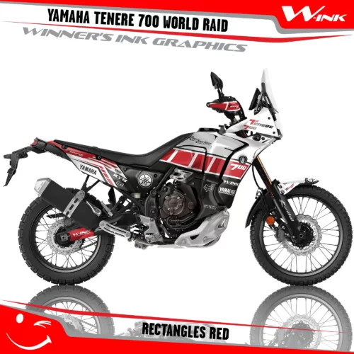Yamaha-Tenere-700-2022-2023-2024-2025-World-Raid-graphics-kit-and-decals-with-desing-Rectangles-Red
