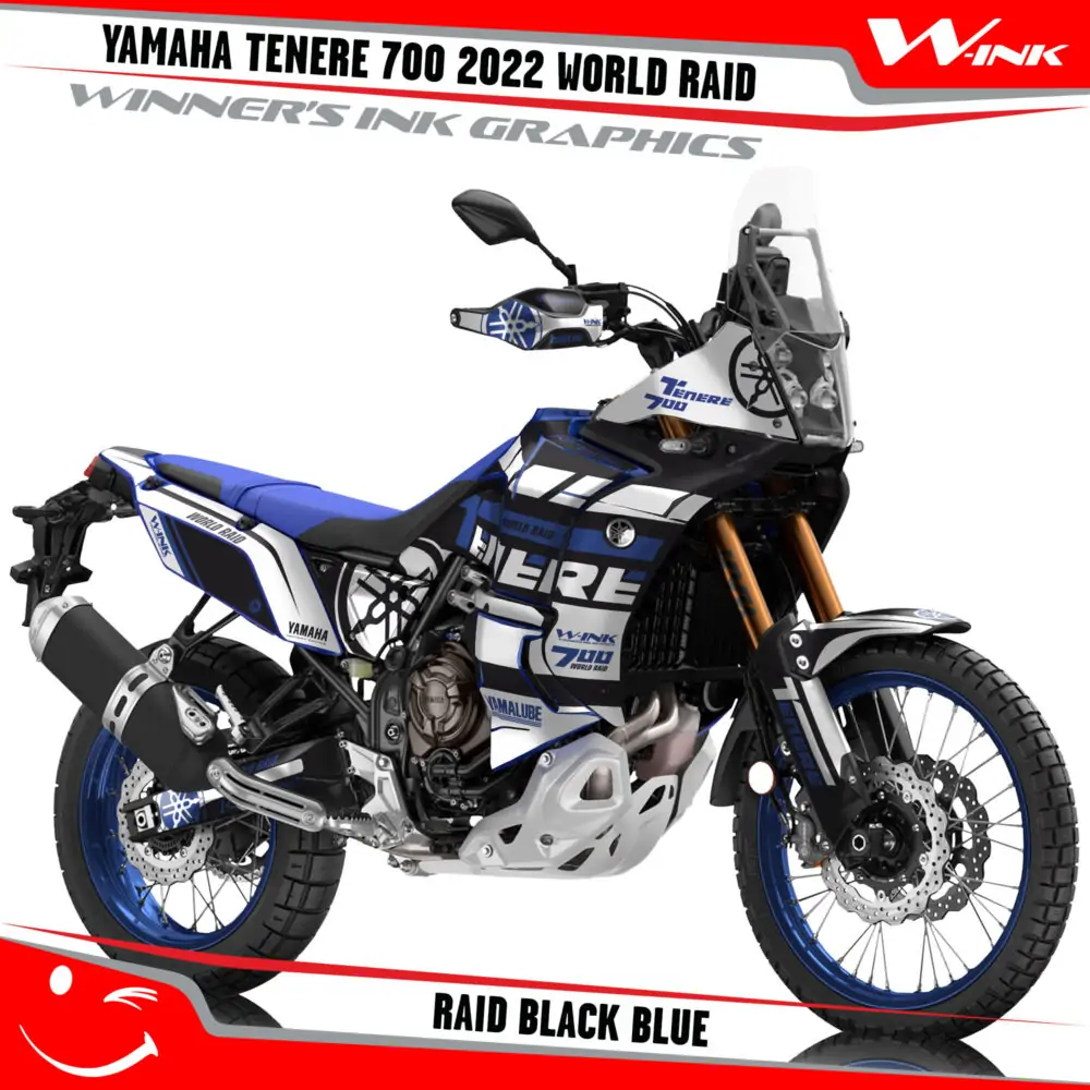 Yamaha-Tenere-700-2022-World-Raid-graphics-kit-and-decals-with-desing-Raid-Black-Blue