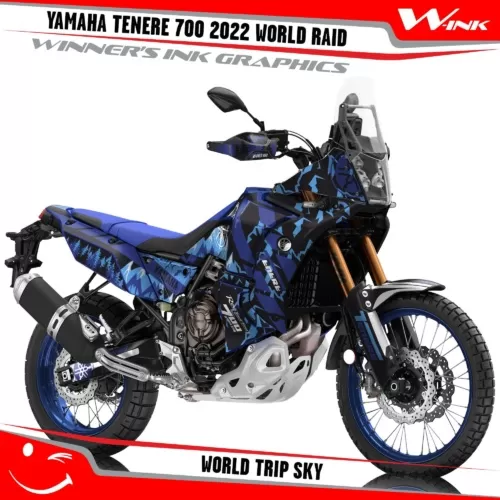 Yamaha-Tenere-700-2022-World-Raid-graphics-kit-and-decals-with-desing-World-Trip-Sky