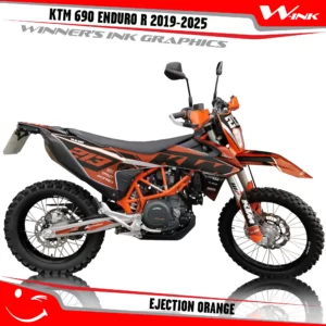 KTM-690-ENDURO-R-2019-2020-2021-2022-2023-2024-2025-graphics-kit-and-decals-Ejection-Black-Orange