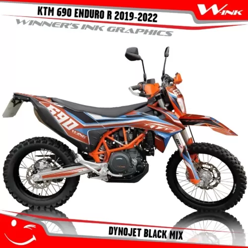 KTM-690-ENDURO-R-2019-2020-2021-2022-graphics-kit-and-decals-DynoJet-Black-Mix