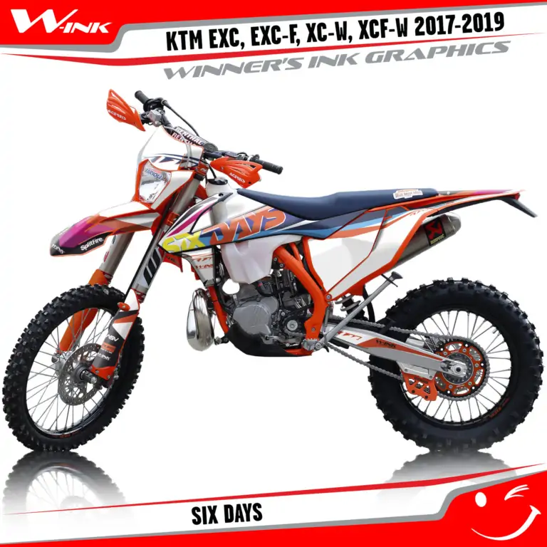 KTM-EXC-EXC-F-XC-W-XCF-W-2017-2018-2019-graphics-kit-and-decals-Six-Days