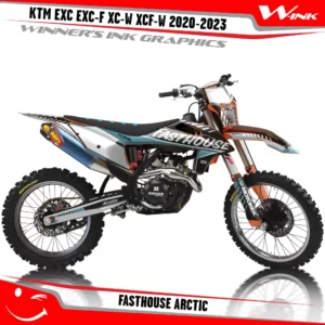KTM-EXC-EXC-F-XC-W-XCF-W-2020-2021-2022-2023-graphics-kit-and-decals-with-design-Fasthouse-Black-Arctic