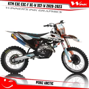 KTM-EXC-EXC-F-XC-W-XCF-W-2020-2021-2022-2023-graphics-kit-and-decals-with-design-Periz-Black-Arctic