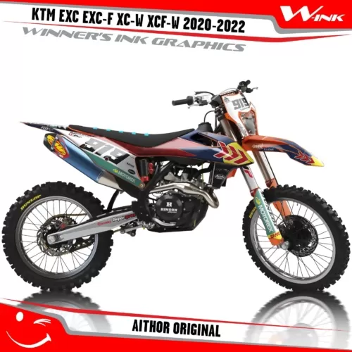 KTM-EXC-EXC-F-XC-W-XCF-W-2020-2021-2022-graphics-kit-and-decals-with-design-Aithor-Original