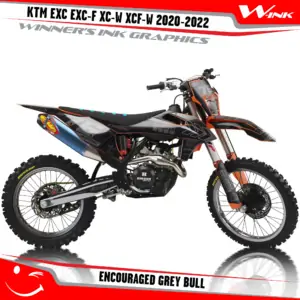 KTM-EXC-EXC-F-XC-W-XCF-W-2020-2021-2022-graphics-kit-and-decals-with-design-Encouraged-Grey-Bull