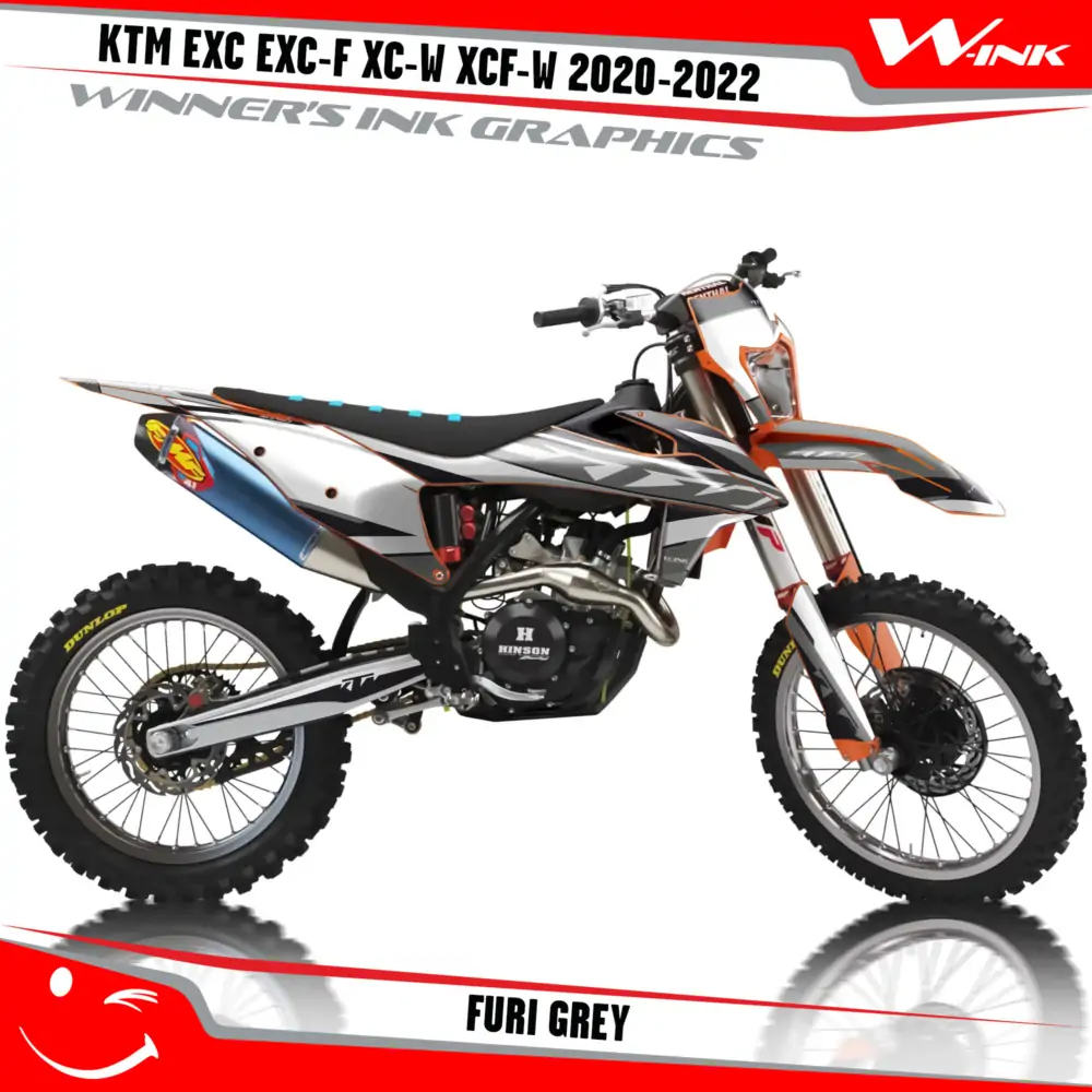KTM-EXC-EXC-F-XC-W-XCF-W-2020-2021-2022-graphics-kit-and-decals-with-design-Furi-Grey