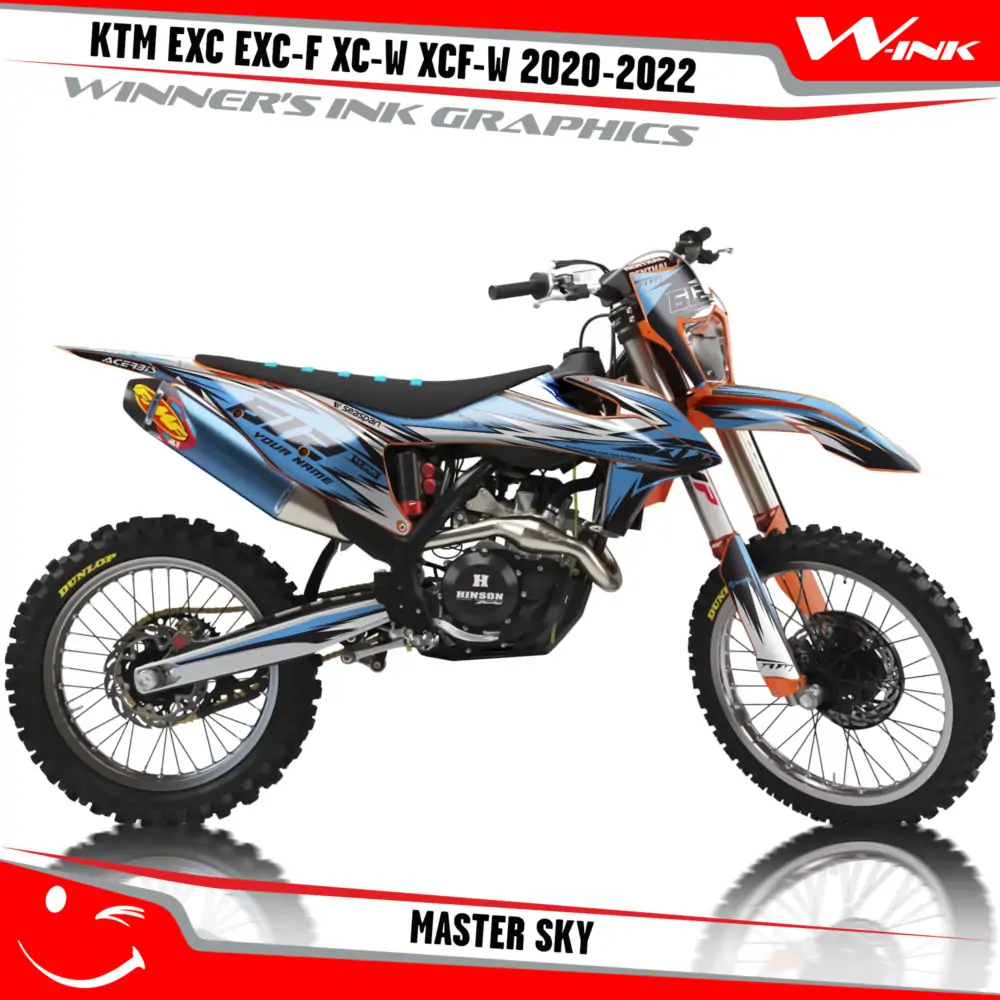 KTM-EXC-EXC-F-XC-W-XCF-W-2020-2021-2022-graphics-kit-and-decals-with-design-Master-Sky