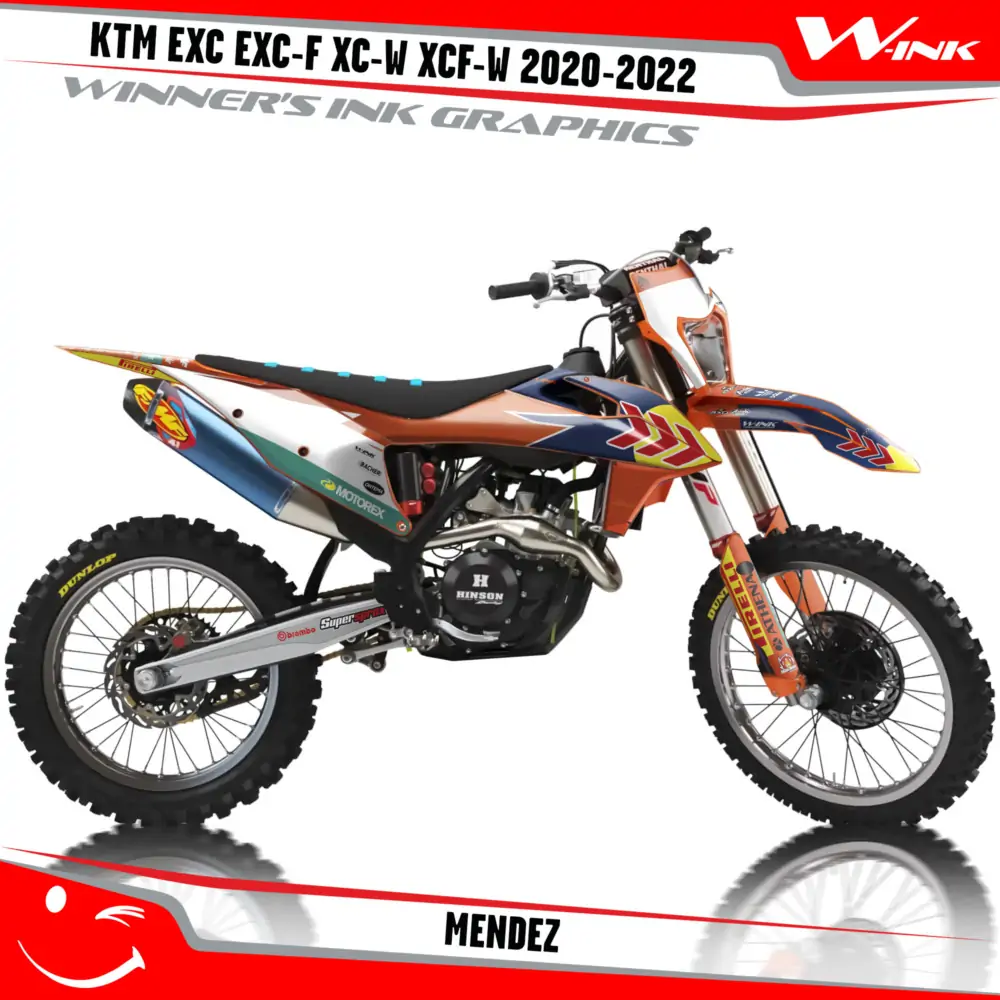 KTM-EXC-EXC-F-XC-W-XCF-W-2020-2021-2022-graphics-kit-and-decals-with-design-Mendez