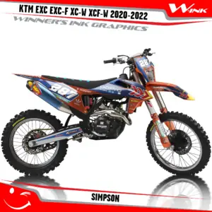 KTM-EXC-EXC-F-XC-W-XCF-W-2020-2021-2022-graphics-kit-and-decals-with-design-Simpson