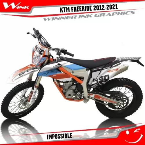 KTM-FREERIDE-2012-2013-2014-2015-2016-2017-2018-2019-2020-2021-2022-graphics-kit-and-decals-Impossible
