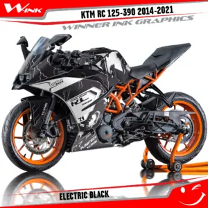 KTM-RC-125,200,250,390-2014-2015-2016-2017-2018-2019-2020-2021-graphics-kit-and-decals-Electric-Black