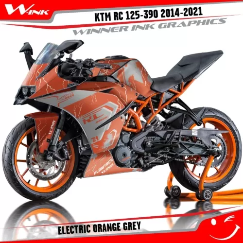 KTM-RC-125,200,250,390-2014-2015-2016-2017-2018-2019-2020-2021-graphics-kit-and-decals-Electric-Orange-Grey