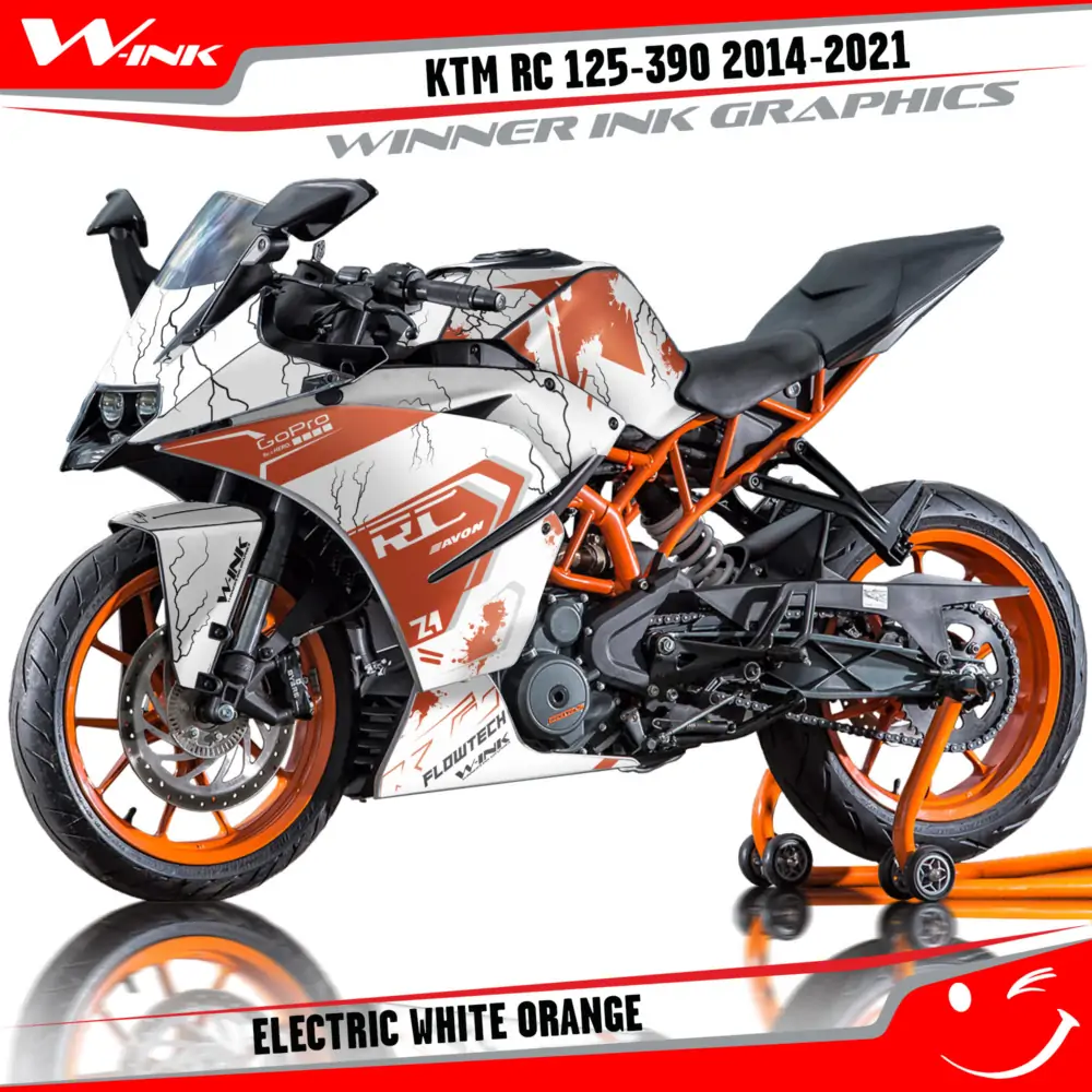KTM-RC-125,200,250,390-2014-2015-2016-2017-2018-2019-2020-2021-graphics-kit-and-decals-Electric-White-Orange