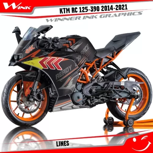 KTM-RC-125,200,250,390-2014-2015-2016-2017-2018-2019-2020-2021-graphics-kit-and-decals-Lines