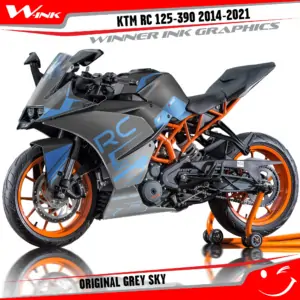 KTM-RC-125,200,250,390-2014-2015-2016-2017-2018-2019-2020-2021-graphics-kit-and-decals-Original-Grey-Sky