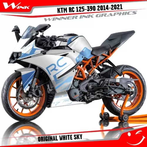 KTM-RC-125,200,250,390-2014-2015-2016-2017-2018-2019-2020-2021-graphics-kit-and-decals-Original-White-Sky