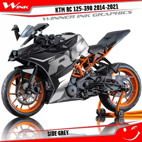 KTM-RC-125,200,250,390-2014-2015-2016-2017-2018-2019-2020-2021-graphics-kit-and-decals-Side-Grey