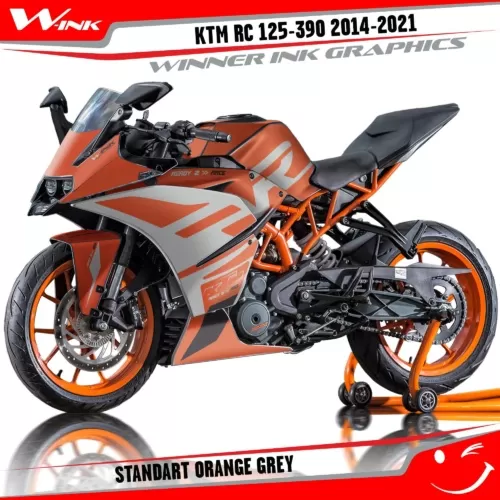 KTM-RC-125,200,250,390-2014-2015-2016-2017-2018-2019-2020-2021-graphics-kit-and-decals-Standart-Orange-Grey