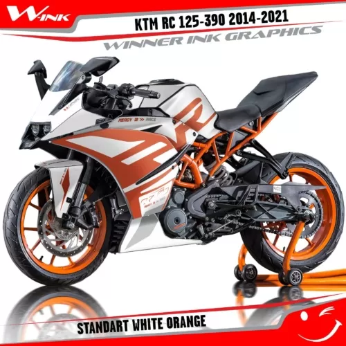 KTM-RC-125,200,250,390-2014-2015-2016-2017-2018-2019-2020-2021-graphics-kit-and-decals-Standart-White-Orange