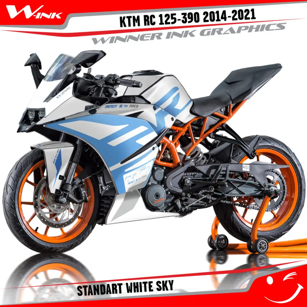 KTM-RC-125,200,250,390-2014-2015-2016-2017-2018-2019-2020-2021-graphics-kit-and-decals-Standart-White-Sky