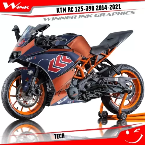 KTM-RC-125,200,250,390-2014-2015-2016-2017-2018-2019-2020-2021-graphics-kit-and-decals-Tech