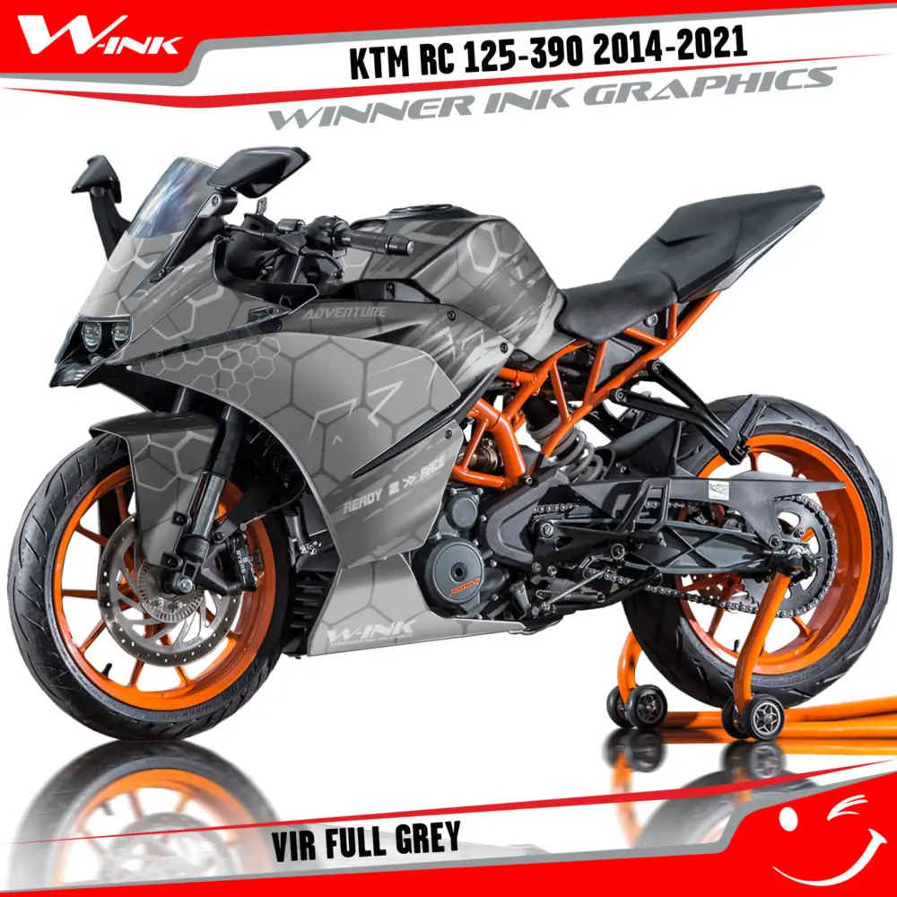 KTM-RC-125,200,250,390-2014-2015-2016-2017-2018-2019-2020-2021-graphics-kit-and-decals-Vir-Full-Grey