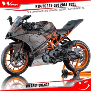KTM-RC-125,200,250,390-2014-2015-2016-2017-2018-2019-2020-2021-graphics-kit-and-decals-Vir-Grey-Orange