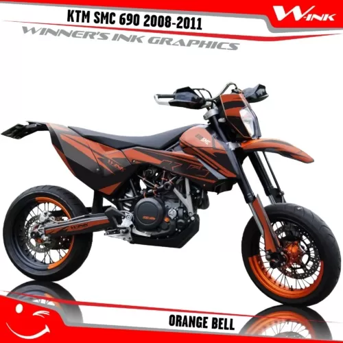 KTM-SMC-690-2008-2010-2011-graphics-kit-and-decals-Orange-Bell