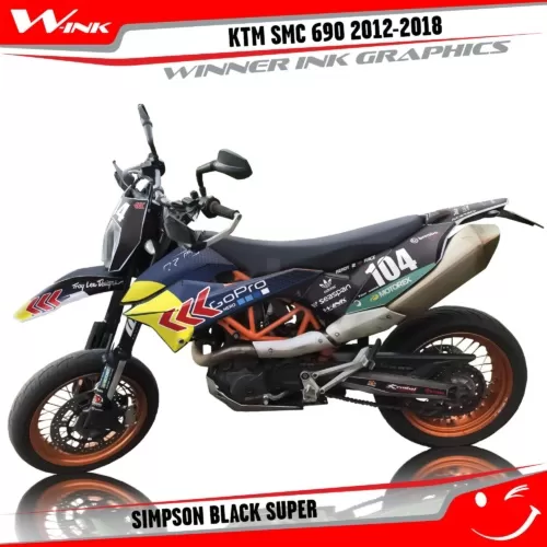 KTM-SMC-690-2012-2013-2014-2015-2016-2017-2018-graphics-kit-and-decals-Simpson-Black-Super