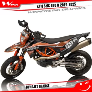 KTM-SMC-690-2019-2020-2021-2022-2023-2024-2025-graphics-kit-and-decals-DynoJet-Black-Orange