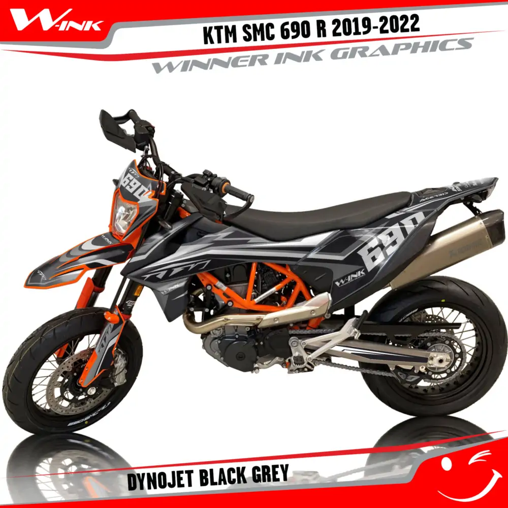 KTM-SMC-690-2019-2020-2021-2022-graphics-kit-and-decals-DynoJet-Black-Grey