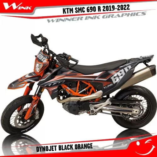 KTM-SMC-690-2019-2020-2021-2022-graphics-kit-and-decals-DynoJet-Black-Orange