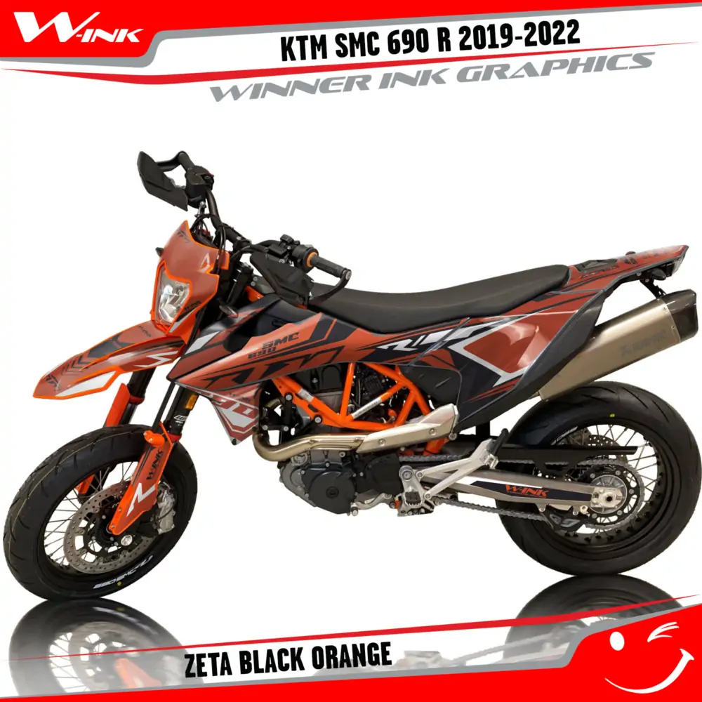 KTM-SMC-690-2019-2020-2021-2022-graphics-kit-and-decals-Zeta-Black-Orange