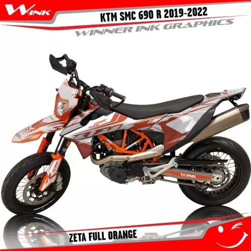 KTM-SMC-690-2019-2020-2021-2022-graphics-kit-and-decals-Zeta-Full-Orange