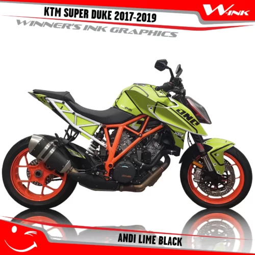KTM-SUPER-DUKE-2017-2018-2019-graphics-kit-and-decals-Andi-Lime-Black