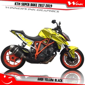 KTM-SUPER-DUKE-2017-2018-2019-graphics-kit-and-decals-Andi-Yellow-Black